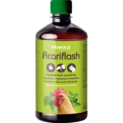 Iframix Acariflash pro drůbež 500ml - přírodní repelent proti čmelíkům
