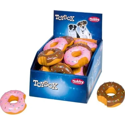 Nobby Hračka latex donut 10 cm mix