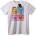 NOONEBRAND Тениска Готини мечета цветно - 2XL, White