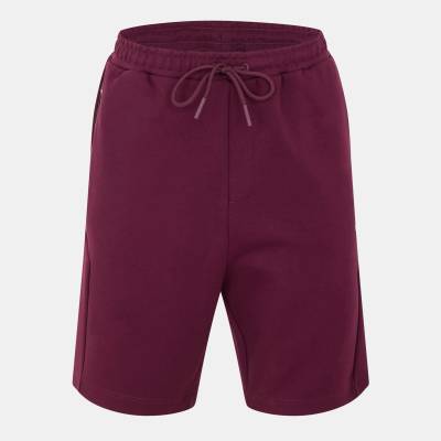 Boss Поларени къси панталони Boss Men's HBG Headlo Cotton Blend Fleece Jogger Shorts - Open Pink