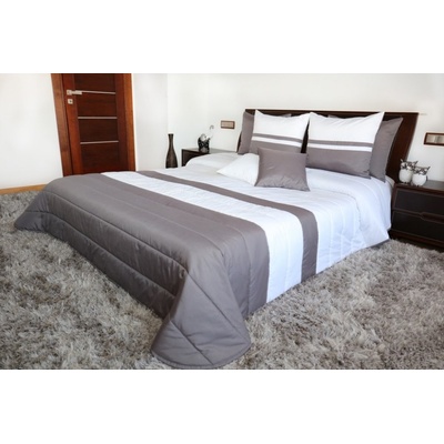Prehozynapostel přehoz na postel Prešívaný v bielo sivej farbe MARNM45-G_226 240 x 240 cm