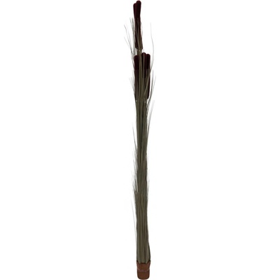 Umělá travina Zblochan vodní, tmavě hnědý s pupeny, 152 cm