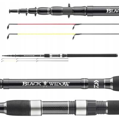 Daiwa Black Widow Tele Feeder 3 m 80 g 6+2 díly