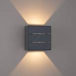 Brilagi -LED Външно стенно осветително тяло DOUBLERAY LINE LED/6W/230V антрацит IP54 (BG3833)