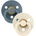 BIBS Залъгалки Bibs - Colour, Ivory-Petrol, 0-6 м, 2 броя (110367)