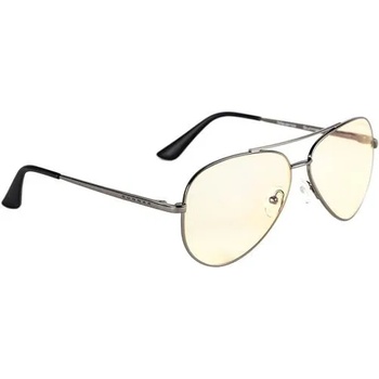 GUNNAR Компютърни очила GUNNAR Maverick Gunmetal Liquet, Сребрист (MAV-05009)