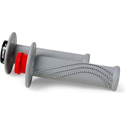 Gripy lock-on R20 Wave (BETA RR 125-530), RTECH (šedé, 1 pár)