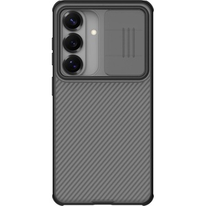 Samsung NILLKIN Camshield Pro за Samsung S26 - TPU+PC, Плъзгащо капаче, Прозрачно-черен