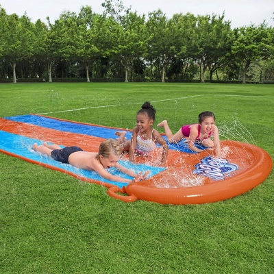 Bestway 52329 vodná šmýkačka pre 3 osoby trojitá 488 cm