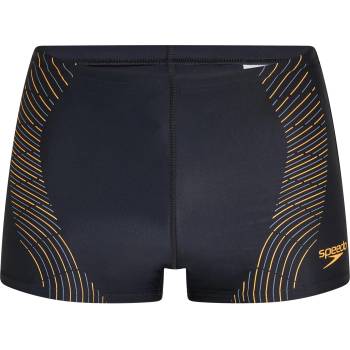 Speedo Бански гащета Speedo Men's Tech Ash Swim Shorts - Black/Orange