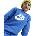 Nike Блуза k nsw club flc crew ls hbr