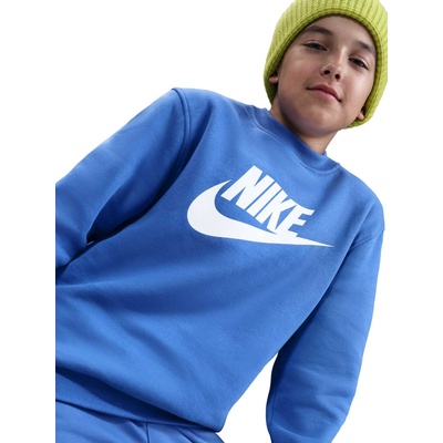Nike Блуза k nsw club flc crew ls hbr