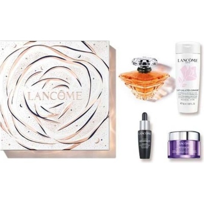 Lancome Tresor Darčeková sada dámska EDP 100 ml, čistiace mlieko 50 ml, sérum 7 ml a krém 15 ml