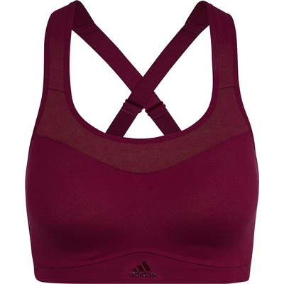 adidas Women's High Impact Sports Bra - Burgundy