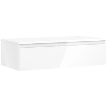 Mexen Orio шкаф за баня под мивка 90 см с плот, 1 чекмедже, бял гланц (91A10-09023-1-BFC00)