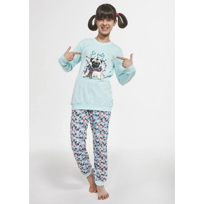 Dívčí pyžamo Cornette So cute Tyrkysová