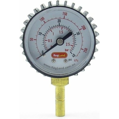 MANOMETER 0-2,7 BAR S VSUVKOU 8MM
