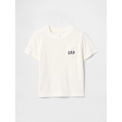 GAP Baby tričko Pocket bílá