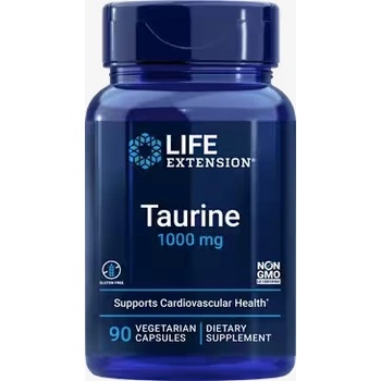 Life Extension Taurine, таурин, 1000 mg, 90 растителни капсули