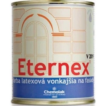 Chemolak V 2019 Eternex - latexová farba vonkajšia - 0100 - biela - 0,8 Kg