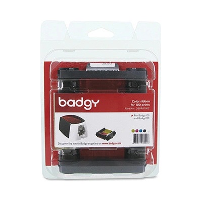 Badgy originální páska do tiskárny karet, CBGR0100C, barevná, Badgy 100, 200