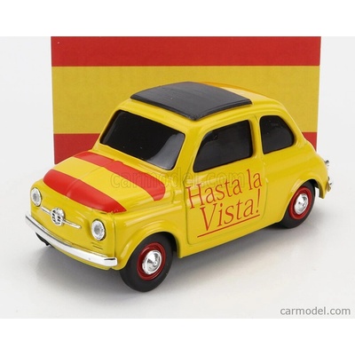 Vista Brumm Fiat 500 Hasta La Viva La Vida Žlutá Červená 1:43