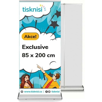 Rollup stojan EXCLUSIVE 85 x 200 cm bez tisku