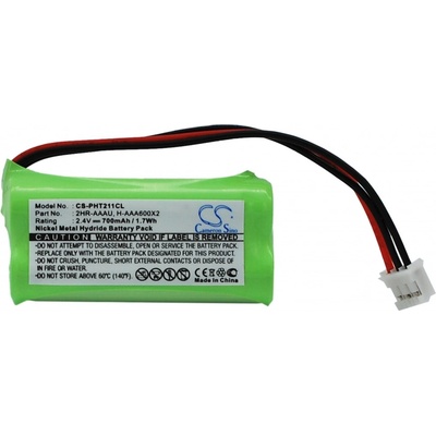 Cameron Sino CS-PHT211CL 2.4V Ni-MH 700mAh zelená - neoriginální