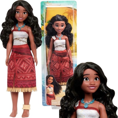 Mattel Disney Moana 2 Princezna Vaiana 2 v šatech s doplňky 26 cm