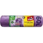  Чували за смет ластични лилави Fino Tytan flex 60л. 8бр