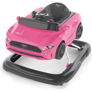 Bright Starts - Детска проходилка 3 в 1 FORD MUSTANG, розова (AG1117) Проходилка