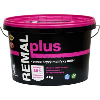REMAL Plus vysoko krycia farba na stenu, 36+4 kg