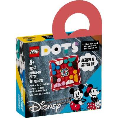 LEGO® DOTS - Disney™ - Mickey Mouse & Minnie Mouse Stitch-on Patch (41963)
