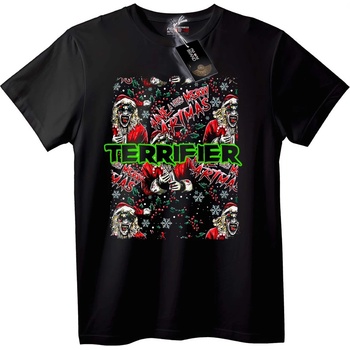 NOONEBRAND Тениска TERRIFIER Весели АртиМас - XL, Black