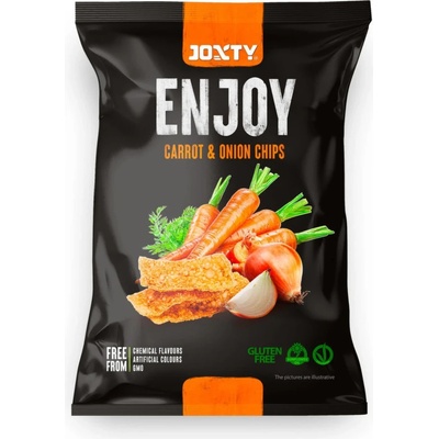 Joxty Enjoy Chips Chipsy zemiakové s mrkvou a cibuľou 40 g