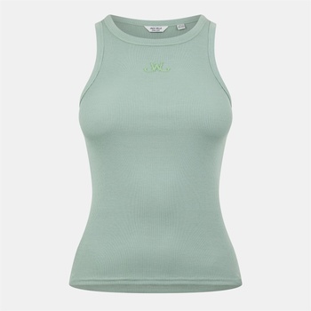Jack Wills Women's Racerback Vest - Green