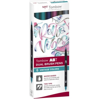 Tombow T Vintage colours 6 ks ABT-6C-5