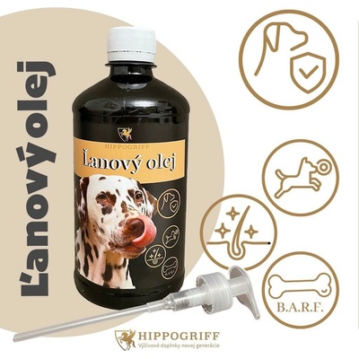 Hippogriff Ľanový olej 500 ml