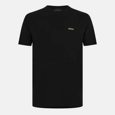 Boss Тениска Boss Men's Logo T-Shirt Logo Design - Black/Gold 002