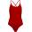 PUMA Бански костюм Puma V Neck swimsuit - Red (Red)