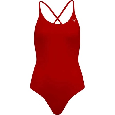 PUMA Бански костюм Puma V Neck swimsuit - Red (Red)