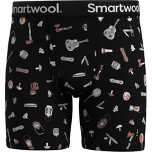 Smartwool M Merino Print Boxer Brief Boxed black gone camping
