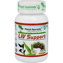 Planet Ayurveda Liv Support Játra extrakt 500 mg 60 kapslí