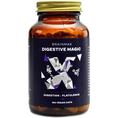 BrainMax Digestive Magic, Trávicí Enzymy 100 kapslí