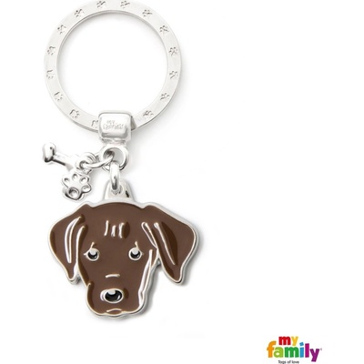 My Family Známka Friends labrador tmavě hnědý – Zboží Dáma