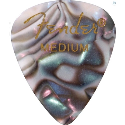 Fender Premium Celluloid Picks, 351 Shape - trsátka (více variant) Fender Premium Celluloid Picks, 351 Shape: Abalone / Medium