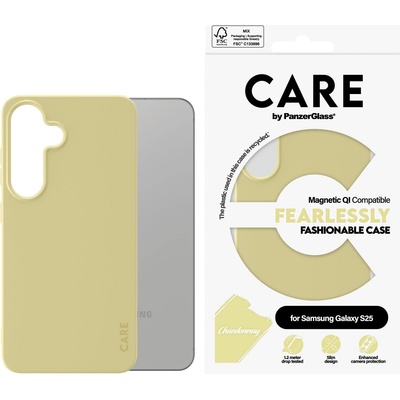 Panzer Калъф CARE - Fashionable, Galaxy S25, Qi, Chardonnay (5715685016554)