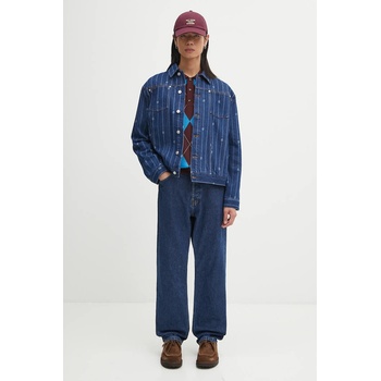 Drôle de Monsieur Дънково яке Drôle de Monsieur La veste Denim Monogramme (I.JT182.CO238)