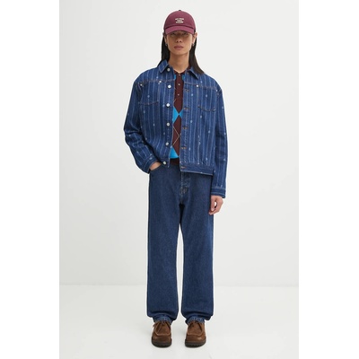 Drôle de Monsieur Дънково яке Drôle de Monsieur La veste Denim Monogramme (I.JT182.CO238)