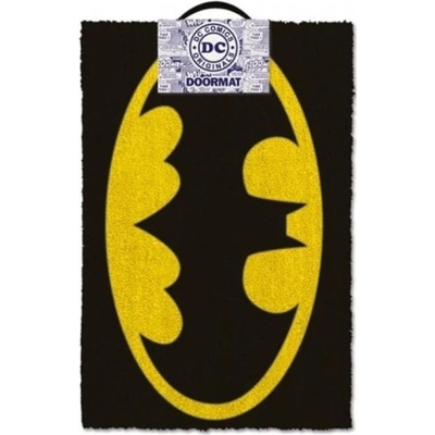 CurePink Batman Logo černá 60 x 40 cm